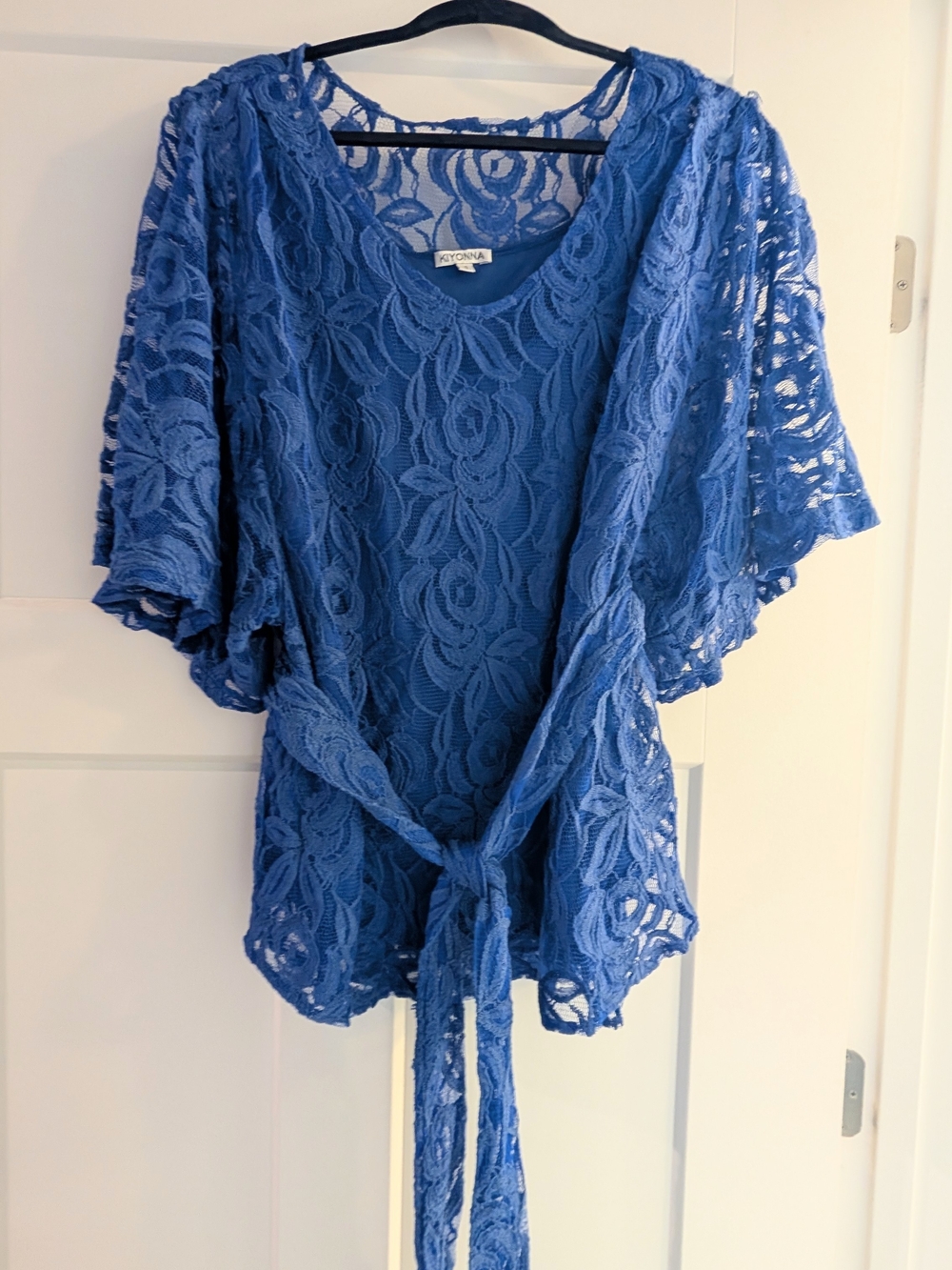 NWT Kiyonna 2-piece Lace Blouse - Size 1 (Plus Size Kiyonna Sizing 1)